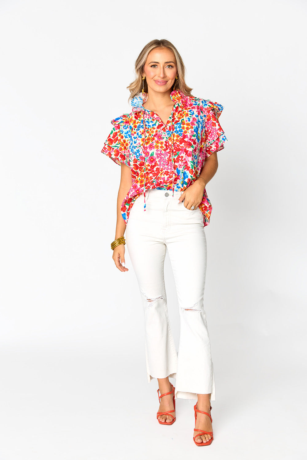 Impressionist Dreams Top - Berry
