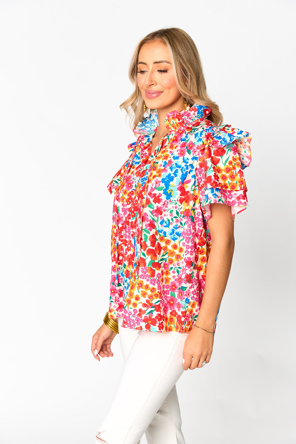 Impressionist Dreams Top - Berry