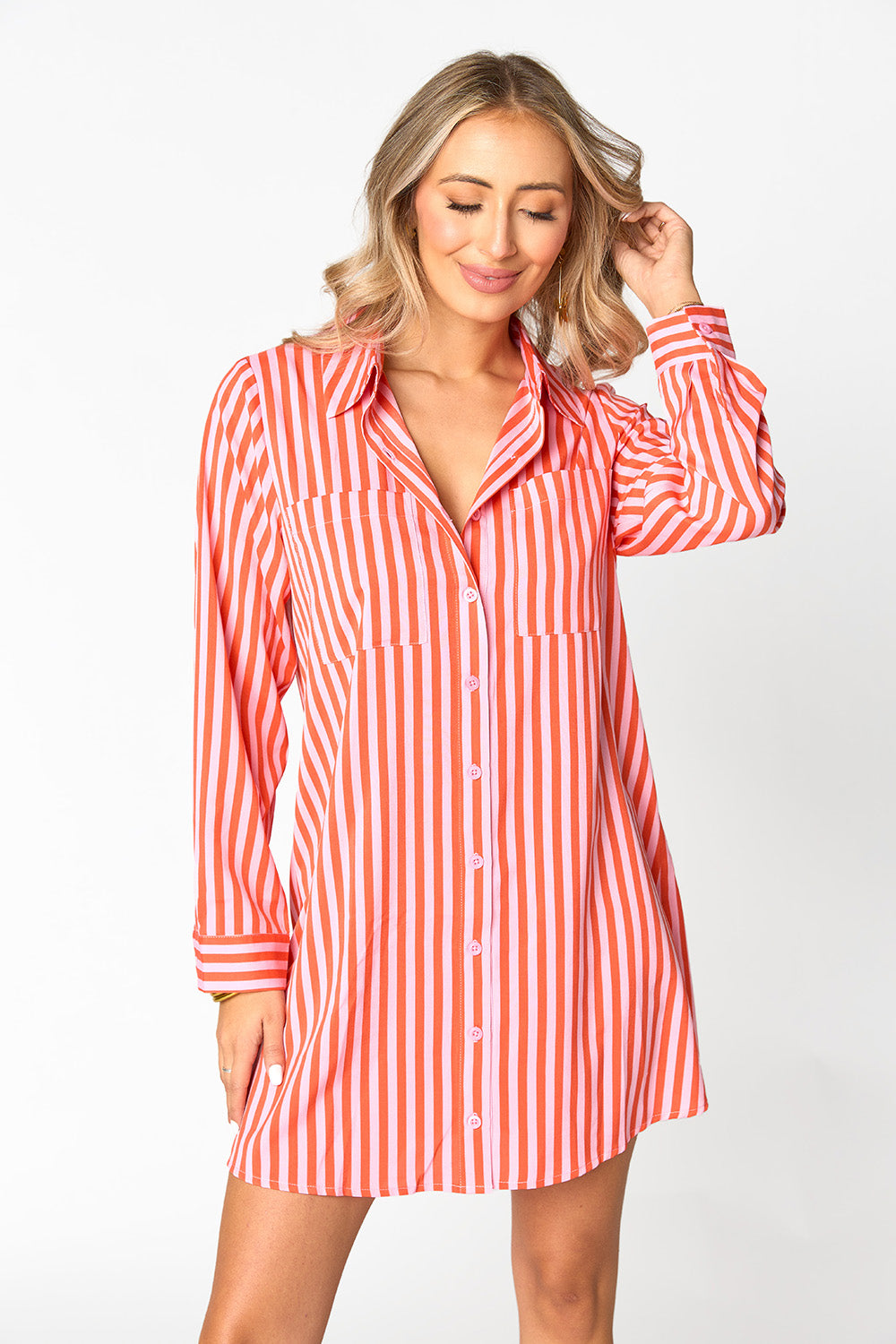 Contemporary Moment Dress - Red