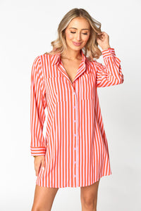 Contemporary Moment Dress - Red