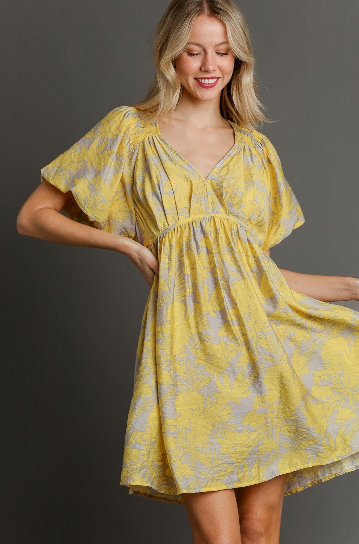 Precious Moments Dress - Yellow