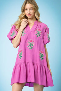 Floral Whisper Dress - Orchid