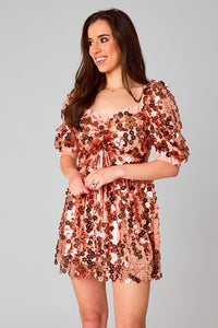 Once Upon A Time Dress - Rose Gold