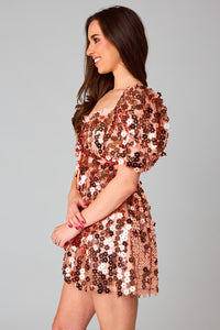 Once Upon A Time Dress - Rose Gold