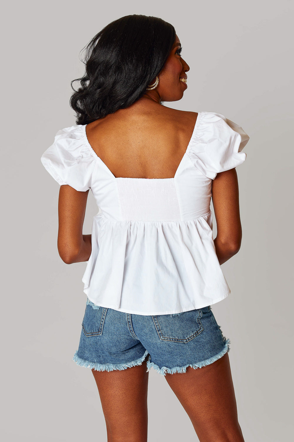 Whisper Sweetly Top - White