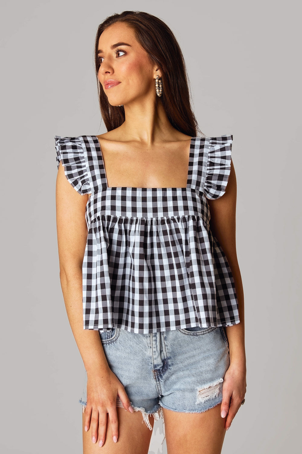 Shadow Box Top - Black