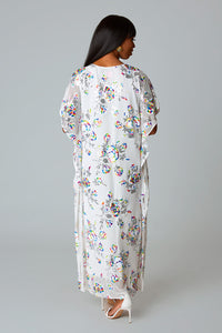 By The Poolside Caftan Dress - White