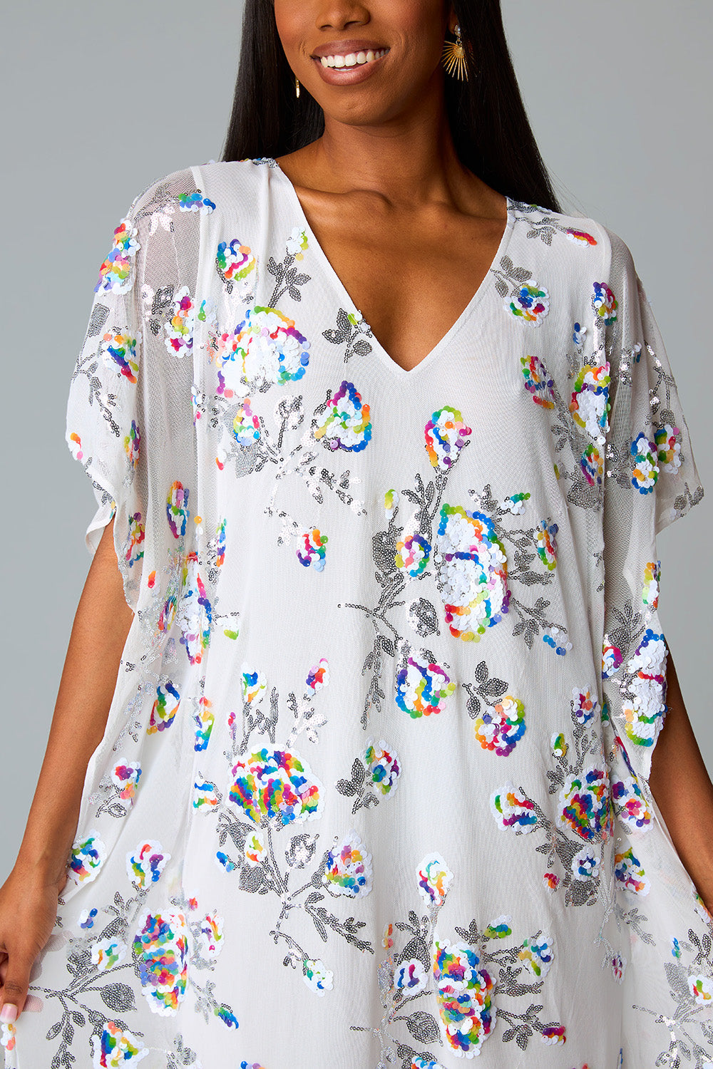 By The Poolside Caftan Dress - White
