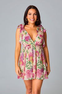 Feeling Flirty Dress - Rose