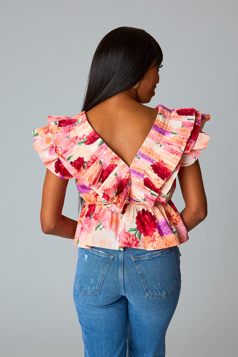 Spring Day Top - Peach