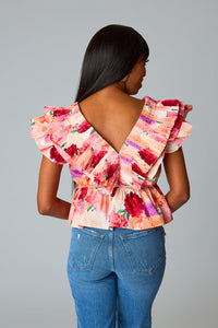 Spring Day Top - Peach