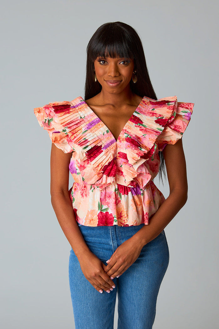 Spring Day Top - Peach