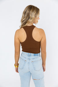 Bare Necessities Bodysuit - Brown