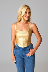 Feeling Fierce Top - Gold