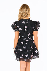 In A Flutter Dress - Black