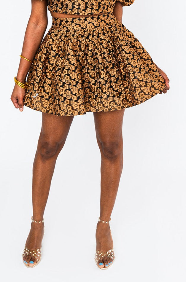 Fortune's Hand Skirt - Rum Raisin