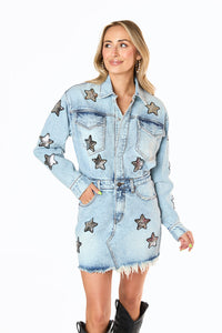 Rising Star Dress - Denim