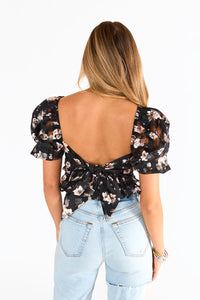 Enchanting Moment Top - Black