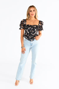 Enchanting Moment Top - Black