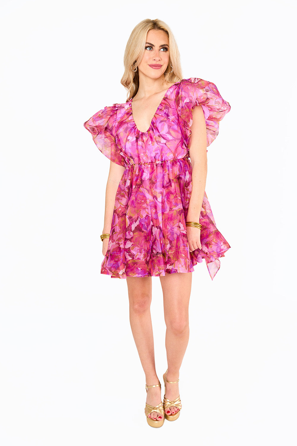 pink illusion dress Mugler Corset Illusion Minidress