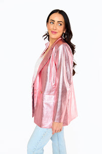 Secret Of Success Blazer - Blush