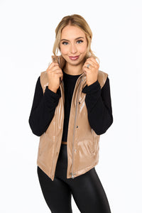 Powder Puff Vest - Latte