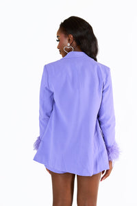 Everyday Glam Blazer - Purple