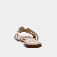 Donatella Slide Sandals - Bone