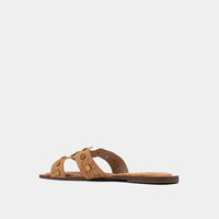 Donatella Slide Sandals - Cork