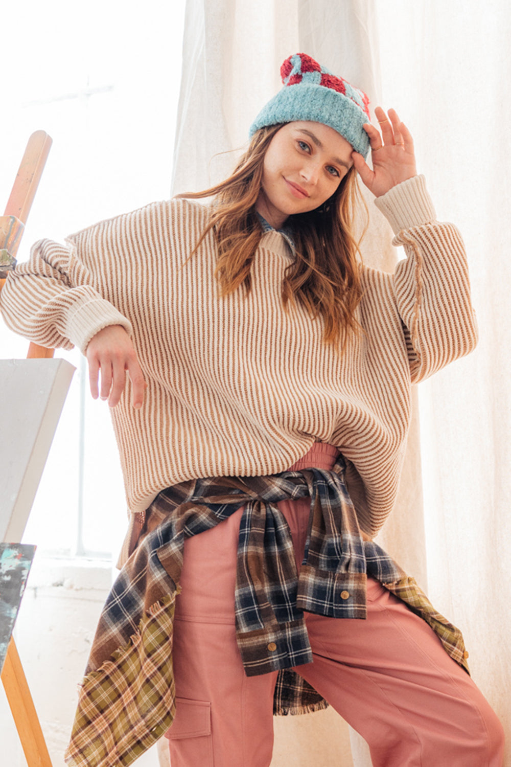 Up The Ridge Sweater - Cream