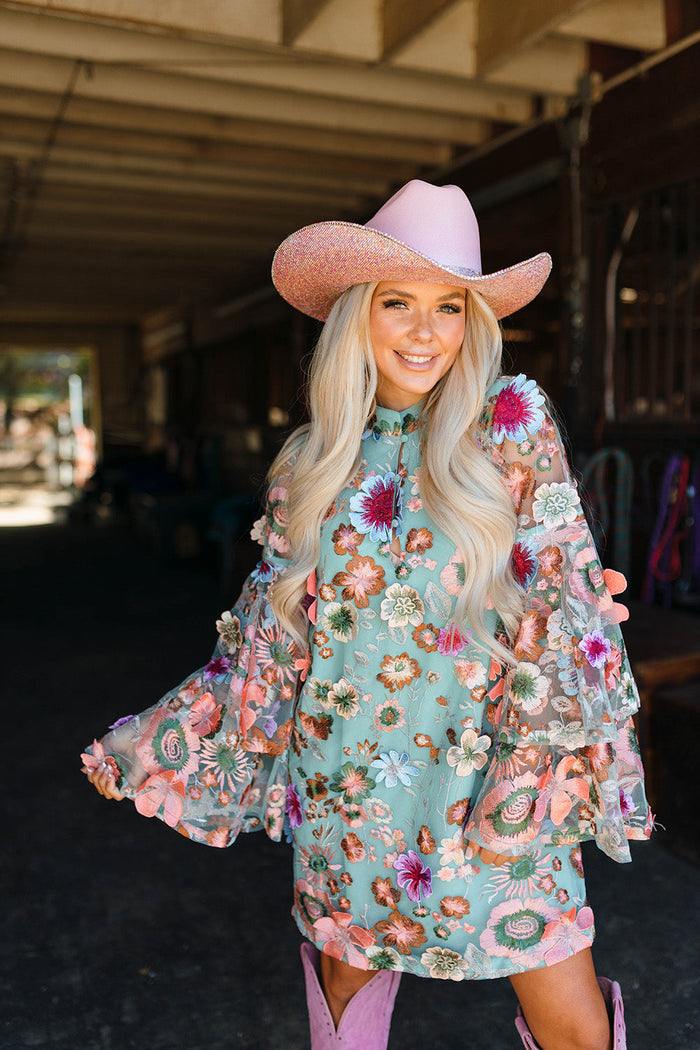 Enchanted Moments Dress - Teal