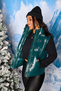 Powder Puff Vest - Jade