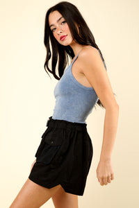 Hold Me Tight Top - Denim