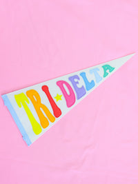 Rainbow Pennant Sorority Flag