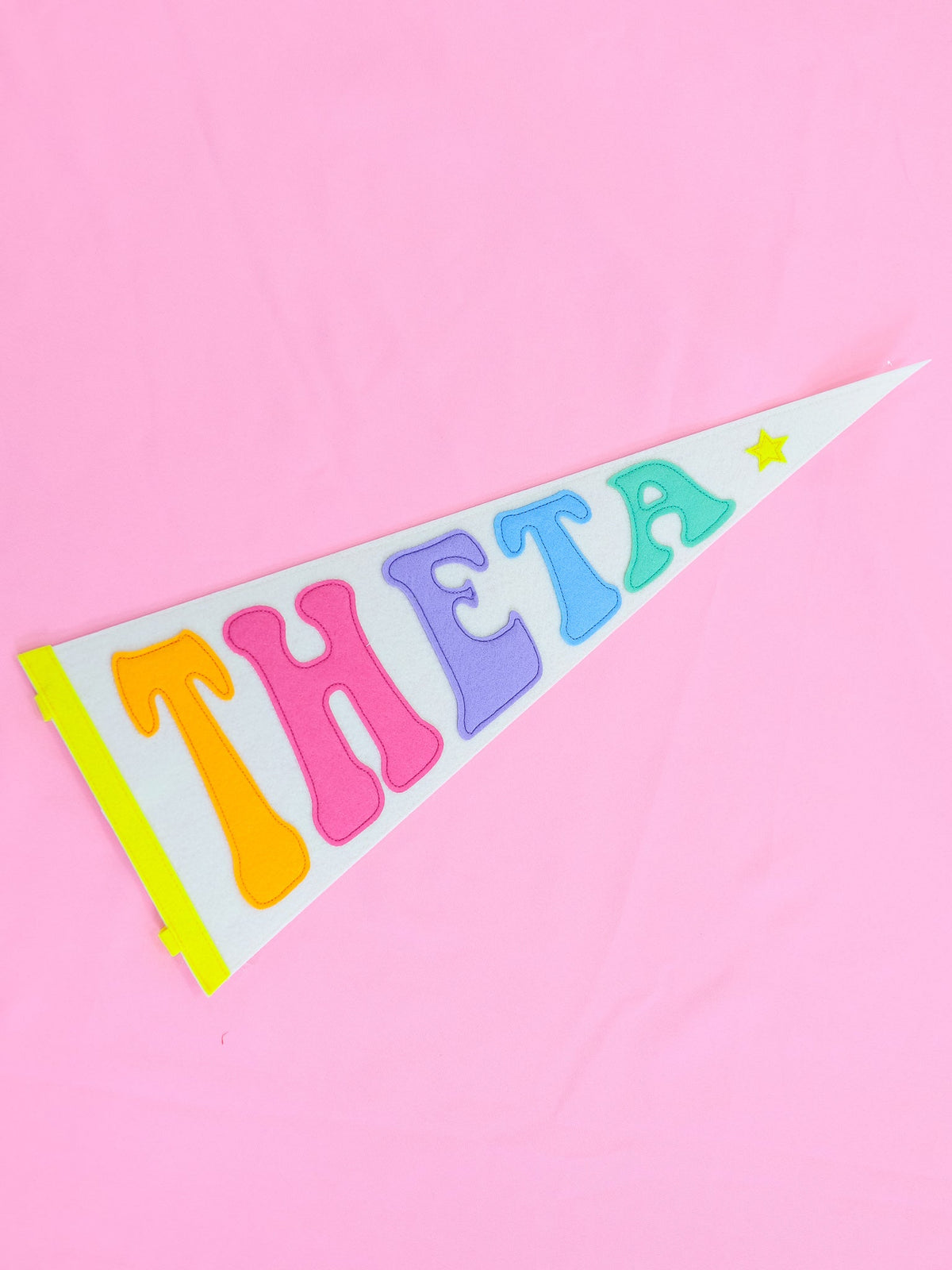 Rainbow Pennant Sorority Flag