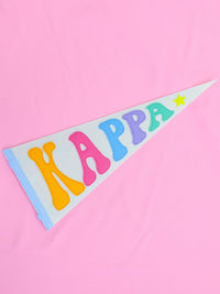 Rainbow Pennant Sorority Flag