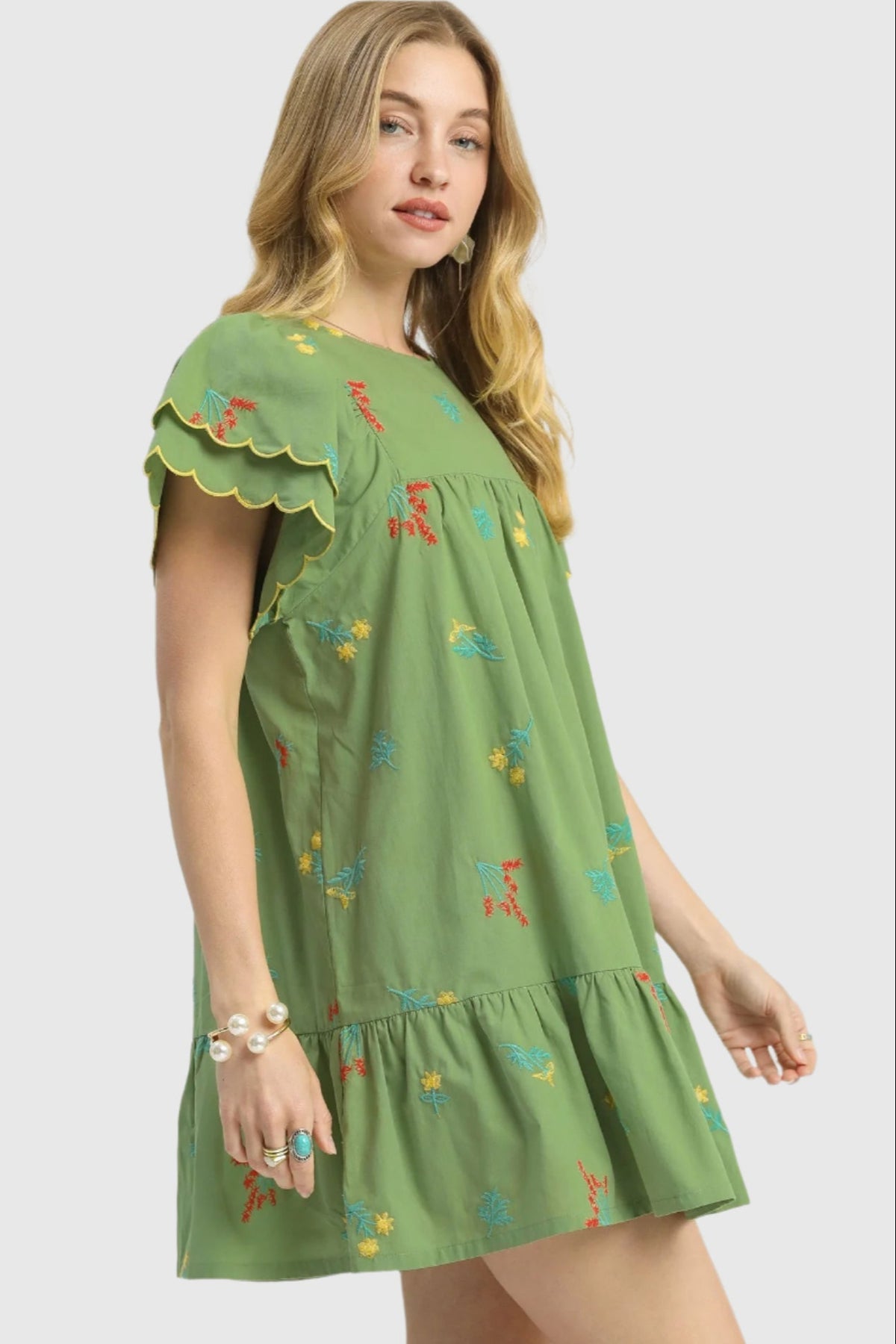 Plain View Dress - Sage