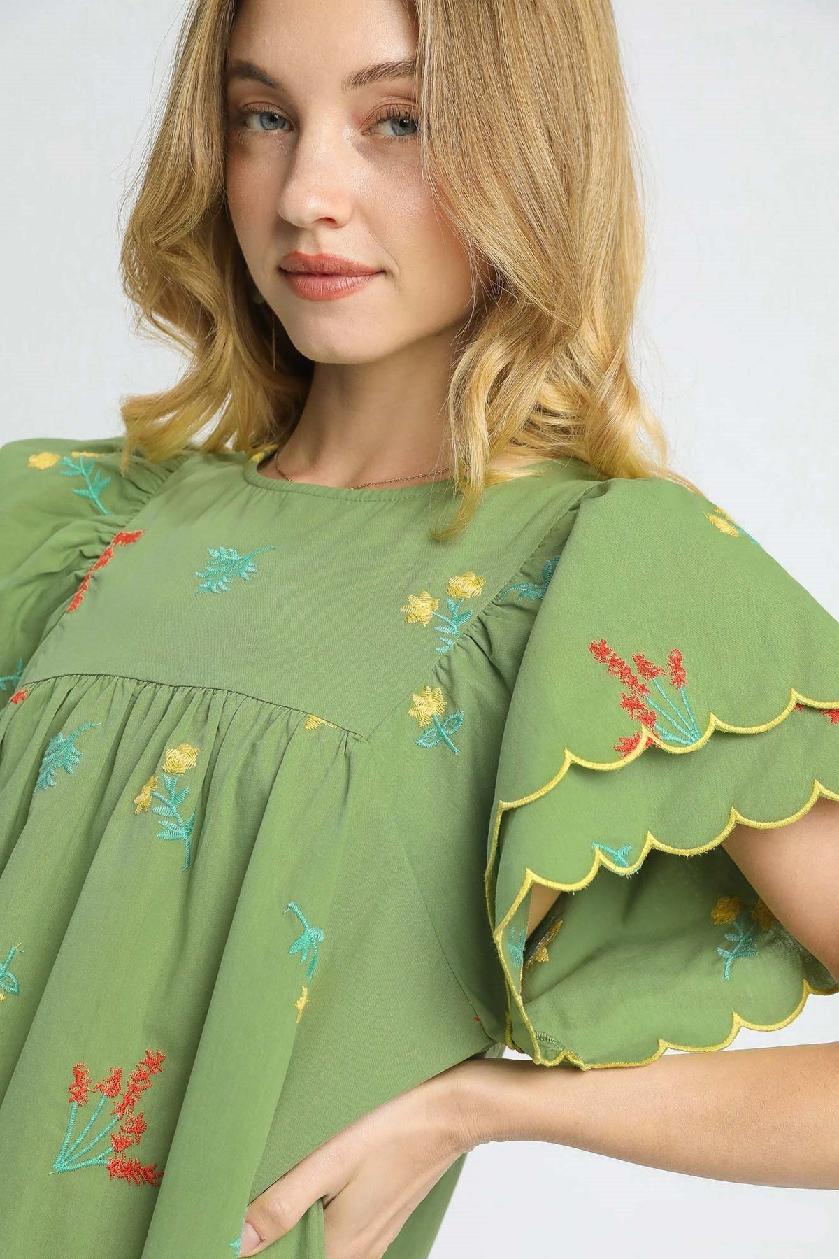 Plain View Dress - Sage