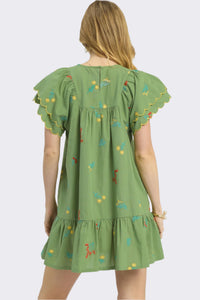 Plain View Dress - Sage