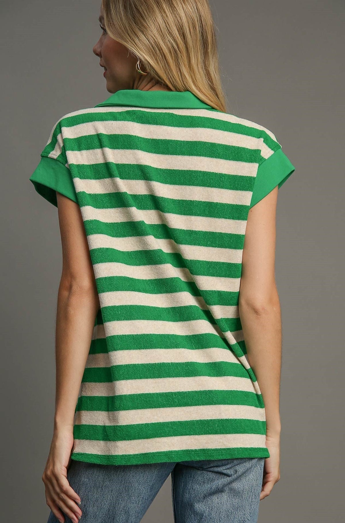 Dry Horizon Top - Green