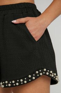 Touch Of Pearl Shorts - Black