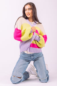 Dream Big Cardigan - Lavender
