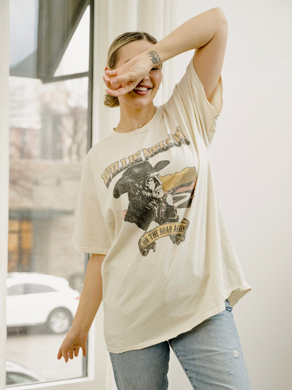 Willie Nelson Desert Texas Tee
