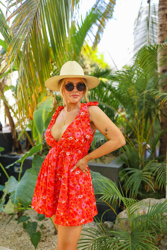 Feeling Flirty Dress - Grenadine