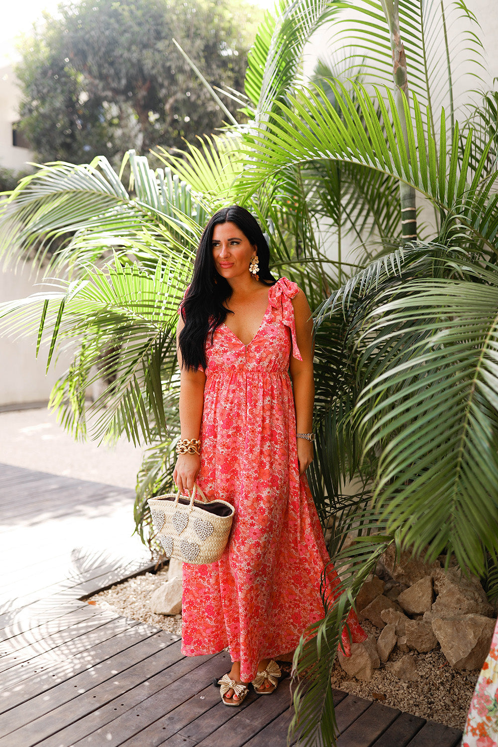 floral maxi dress vacation Endless Vacation Dress