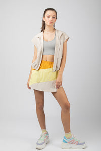 On The Move Skort - Mustard
