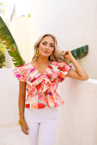 Spring Day Top - Peach