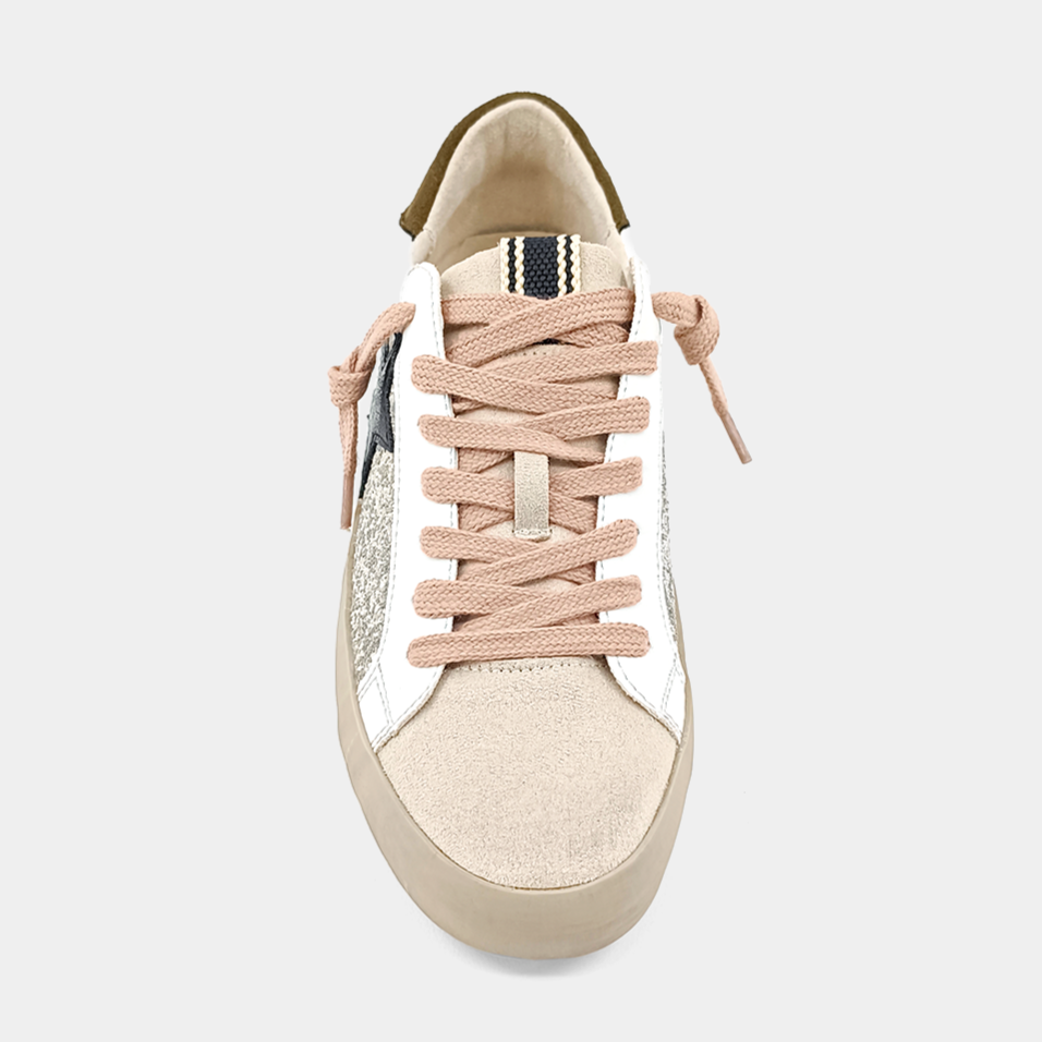 Paula Goose Sneakers - Pearl Glitter **LAST ONE**