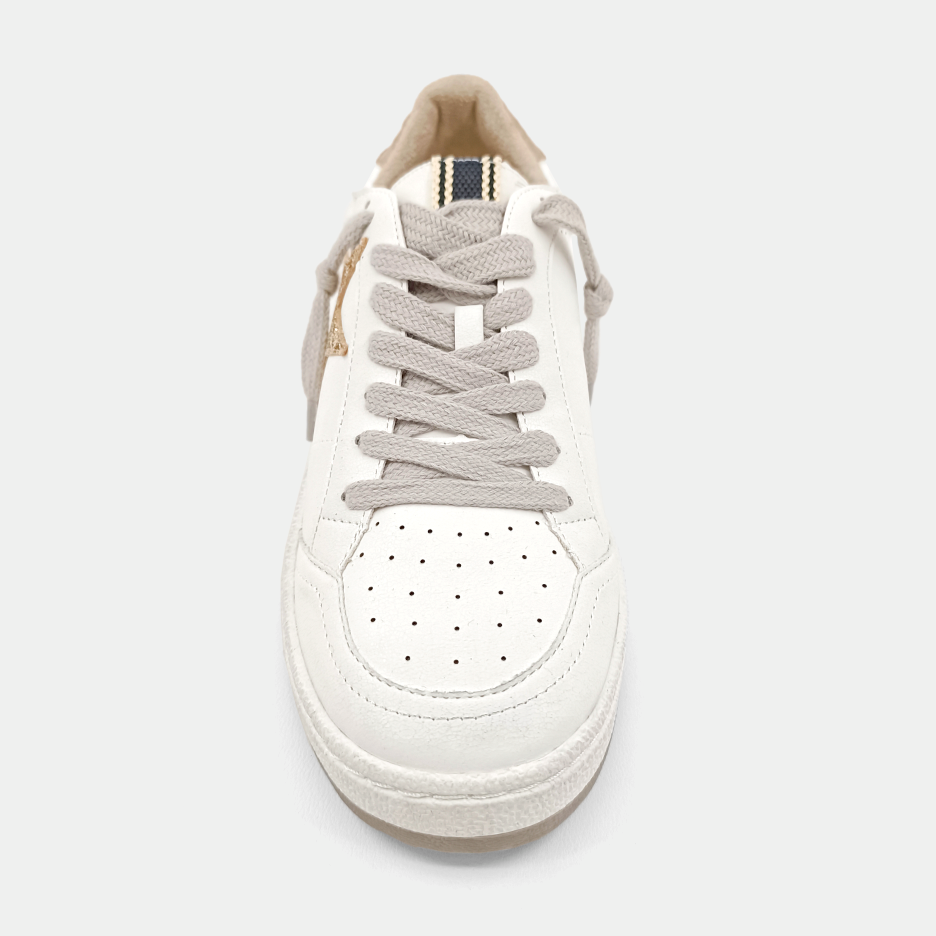 Paz Goose Sneakers - Taupe Snake