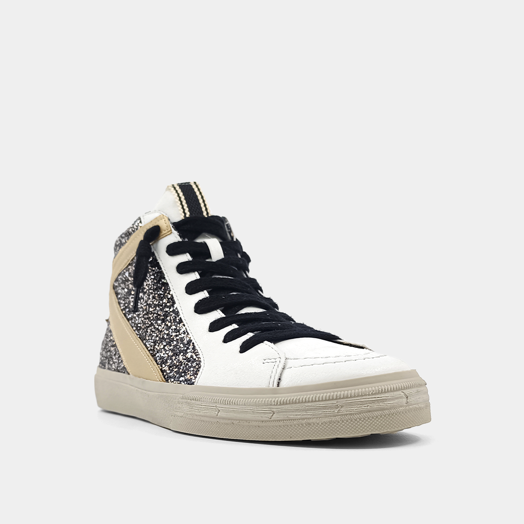 Rooney Goose High Tops - Black Gold